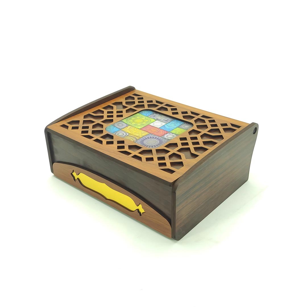  باکس کادویی چوبی برند کیانلی جنس ام دی اف برای هدیه تبلیغاتی  