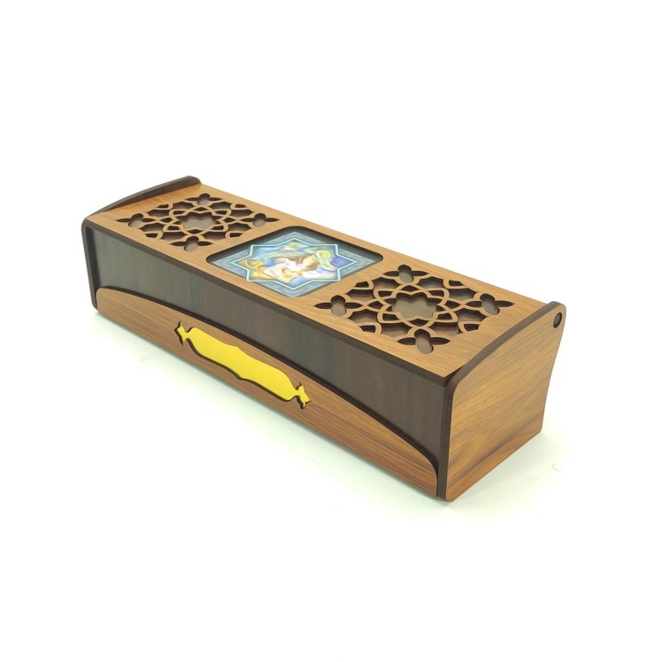 جعبه پذیرایی ارکیده برند کیانلی چوبی باکس دمنوش - جعبه تی بگ